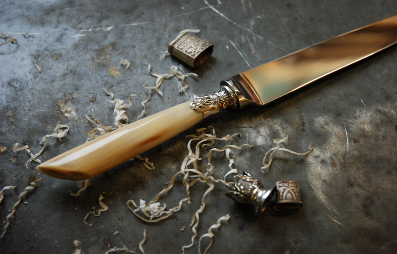 Réparation / restauration d'une lame de couteau de cuisine